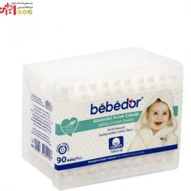 تصویر گوش پاک کن , ب ب دور , بسته 90 عددی , bebedor, , گوش پاک کن 