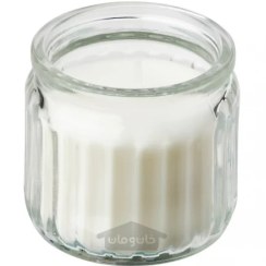 تصویر شمع معطر با رایحه چوب ایکیا مدل ADLAD IKEA ADLAD Scented candle in glass, Scandinavian Woods