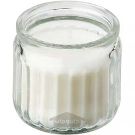 تصویر شمع معطر با رایحه چوب ایکیا مدل ADLAD IKEA ADLAD Scented candle in glass, Scandinavian Woods