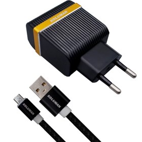 تصویر شارژر دیواری کلومن KC-H905 QC 3.0 به همراه کابل MicroUSB Koluman KC-H905 QC 3.0 Wall Charger With MicroUSB Cable