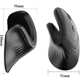 تصویر ماوس بی سیم ارگونومیک مدل T27 