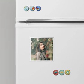 تصویر مگنت شیشه‌ای سایز 10×10 