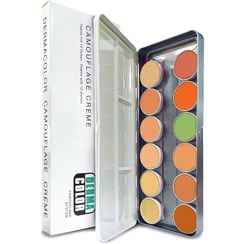 تصویر پالت 12 رنگ درماکالر ( کاموفلاژ ) کریولان – KRYOLAN 