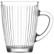 تصویر ماگ لیوان شیشه ای هستیا 6 نفره 300 میلی لیتری دسته دار قهوه و چای LAV 