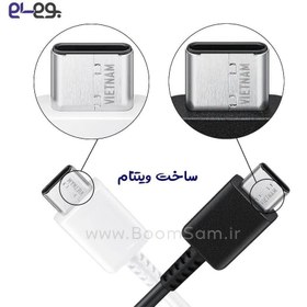 تصویر کابل شارژ فوق سریع و انتقال اطلاعات اصلی سامسونگ Samsung Note 20 Ultra ساخت ویتنام 