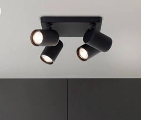 تصویر لوستر خطی .سقفی. دیواری متحرک کد: w103 - 4شاخه مربع w103