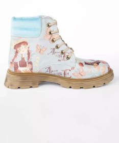 تصویر نیم بوت دندی طرح Anne shirley 