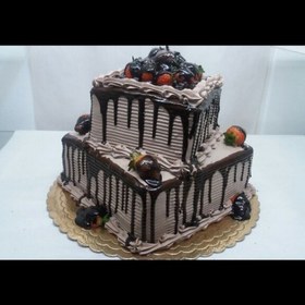 تصویر کیک تولد شکلاتی 