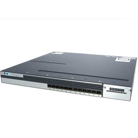 تصویر سوئیچ سیسکو مدل WS-C3750X-12S-S استوک Cisco WS-C3750X-12S-S 12Port Switch Stock