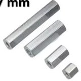 تصویر بسته 20 عددی اسپیسر مادگی به مادگی 7 میلی متر 