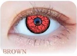 تصویر لنز فانتزی Red Psychopath اپتی‌کالر مدل K522 