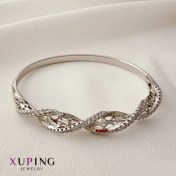 تصویر دستبند نگین‌دار ژوپینگ مدل 122 