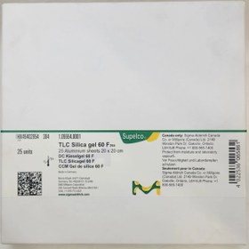 تصویر کاغذ TLC مرک - برگه ای TLC Silica gel 60 F₂₅₄ Merck