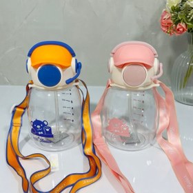 تصویر قمقمه طرح خرس هدست دار 