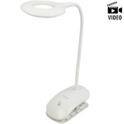 تصویر چراغ مطالعه ویداسی مدل WD6038 لمسی گیره ای قابل شارژ 