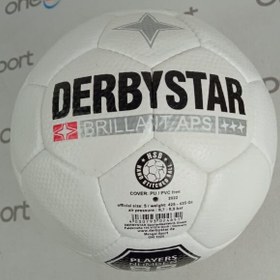 تصویر توپ فوتبال دربی استار نمره 5 دوختی با رویه جدید Derby Star Soccer Ball Score