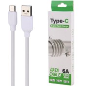تصویر کابل شارژ تایپ سی فست 6A یک متری انکر (غیر اصل) data cable fast charge 6A 10000MM