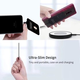 تصویر شارژر وایرلس نیلکین Nillkin Smart Tag Nillkin Qi Receiver USB C, Thin Wireless Charging Receiver, Type C Wireless Charger Receiver for Galaxy Note 8 Pro/A50/A70/A10s/Xiaomi Note 8/Huawei P30 and Other Type-C Android Phones(Long Version)