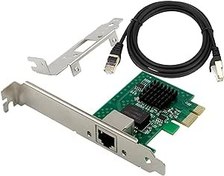 تصویر آداپتور شبکه 2.5GBase-T PCIe 3.1 با کابل اترنت اینتل I225-V+3ft Cat8 2500/1000/100Mbps کارت اترنت PCI Express Gigabit RJ45 LAN برای ویندوز 10/11 با براکت کم مشخصات - ارسال 20 روز کاری ا 2.5GBase-T PCIe 3.1 Network Adapter with Intel I225-V+3ft Cat8 Ethernet Cable 2500/1000/100Mbps PCI Express Gigabit Ethernet Card RJ45 LAN Controller for Windows 10/11 with Low Profile Bracket 2.5GBase-T PCIe 3.1 Network Adapter with Intel I225-V+3ft Cat8 Ethernet Cable 2500/1000/100Mbps PCI Express Gigabit Ethernet Card RJ45 LAN Controller for Windows 10/11 with Low Profile Bracket