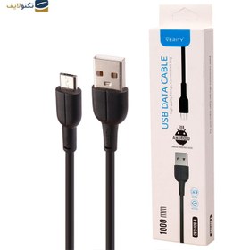 تصویر کابل تبدیل USB به MicroUSB وریتی مدل CB 3140B طول 1 متر Verity CB 3140B USB To MicroUSB 1M