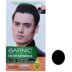 تصویر کیت رنگ مو مردانه گارنیک شماره 1 حجم 50 میلی لیتر 