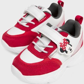 تصویر کفش ورزشی چسبی مینی موس برای نوزادان برند zippy Infant Minnie Mouse Velcro Sneakers