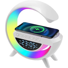 تصویر اسپیکر بلوتوثی G دارای شارژر وایرلس Bluetooth speaker G with wireless charger BT-3401