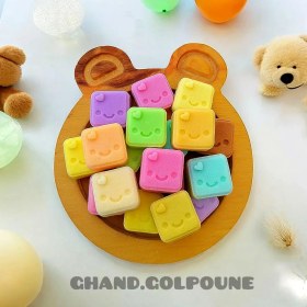 تصویر قند پاستیلی رنگی 