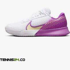 تصویر کفش تنیس زنانه نایک NikeCourt Air Zoom Vapor Pro 2 – صورتی/ سفید ا NikeCourt Air Zoom Vapor Pro 2 Pink Tenis Shoe NikeCourt Air Zoom Vapor Pro 2 Pink Tenis Shoe