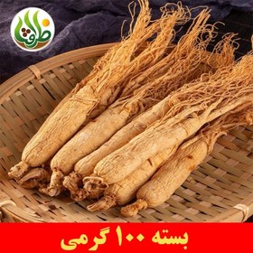 تصویر جینسینگ سفید کره ای اعلا ظرافت 100 گرمی 