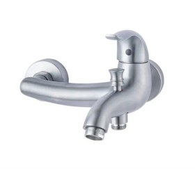 تصویر شیر حمام اکتاو راسان - طلایی مات RASSAN OKTAV BATH MIXER