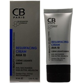 تصویر کرم لایه بردار آلفاهیدروکسی اسید CB Paris Resurfacing Coream Plus AHA