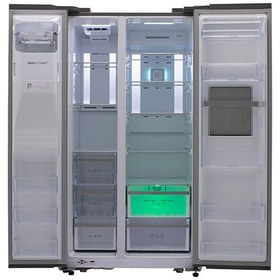 تصویر یخچال فریزر ساید بای ساید اسنوا مدل S2Di-L310 ظرفیت ۳۵ فوت با بار خانگی و یخساز اتوماتیک 