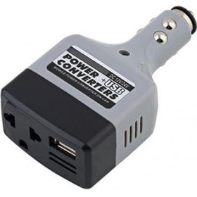 تصویر Car Mobile Converter Inverter USB Adapter DC 12V/24V to AC 220V Charger Power 