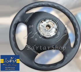 تصویر غربیلک فرمان پژو 206 (بدون روبوقی) - ساپکو / پلی اورتان Wheel Peugeot 206