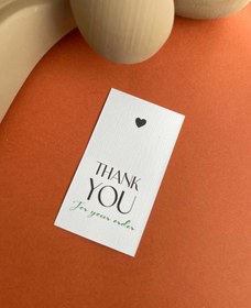 تصویر تگ تشکر مستطیل 