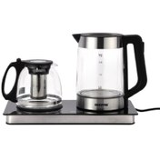 تصویر چای ساز جیپاس مدل GTM38065 ظرفیت ۱.۸ لیتر با کتری شیشه ای 