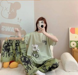 تصویر ست سه تیکه تیشرت شلوار شورتک (۲) 