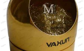 تصویر تمیزکننده سیمی نوک هویه با پایه یاکسون YAXUN YX-B3 رنگ طلایی 