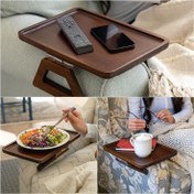 تصویر سینی دسته مبل چوبی تاشو 