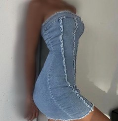 تصویر پیراهن کوتاه دکلته میدی لیکیا Middi jean