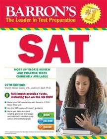 تصویر کتاب انگليسی Barrons SAT 27th+CD 