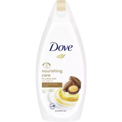 تصویر شامپو بدن کرمی داو Dove Nourishing Care حاوی روغن آرگان مراکشی تولید هلند 500 میل 