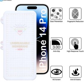 تصویر گلس گوشی اپل iPhone 14 Pro بوف مدل Hydrogel Buff Hydrogel iPhone 14 Pro Screen protector