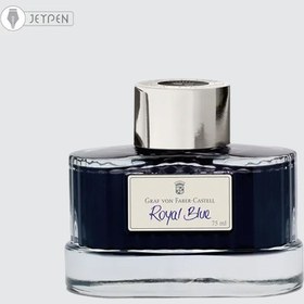 تصویر نمونه جوهر خودنویس گراف فون فابرکاستل Royal Blue 