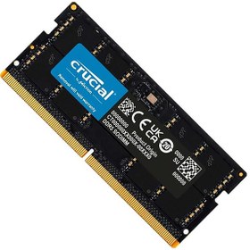 تصویر رم لپ تاپ کروشیال مدل DDR5-5200 SODIMM ظرفیت 32 گیگابایت Crucial 32GB DDR5-5200 SODIMM Laptop Ram