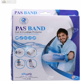 تصویر کاور گچ پا تا زانو _عادی مدل E پاس باند 60 سانتی متری pas Band cast and bandage protector Model E 60cm