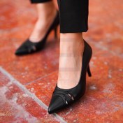 تصویر کفش مجلسی زنانه چرم مدل 724 