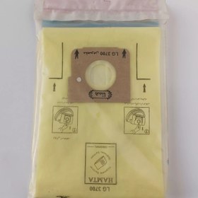 تصویر پاکت یکبارمصرف میکروفیلتری جاروبرقی الجی مدل 3700 یک بسته 5 عددی کاغذی مخصوص 