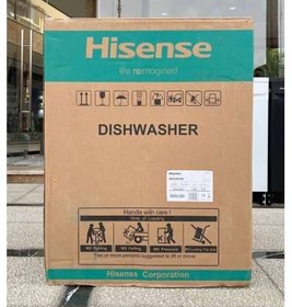 تصویر ماشین ظرفشویی هایسنس 15 نفره 623 HS623E91B Hisense HS623E91B Dishwasher for 15 people 8 programs